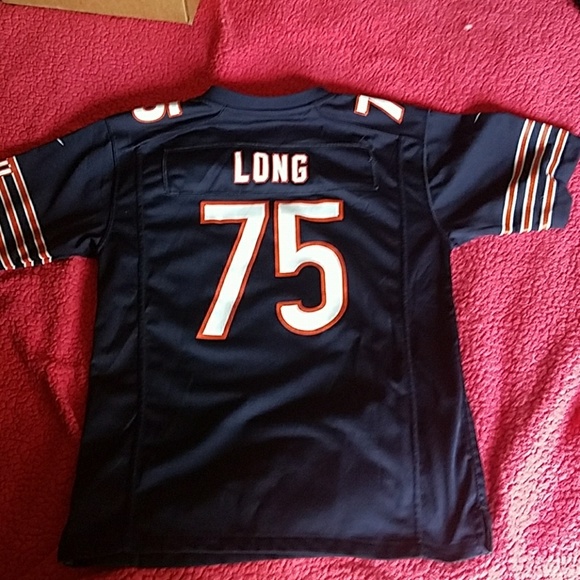 Chicago bears #75 Long on field nike Jersey large - Picture 2 of 5